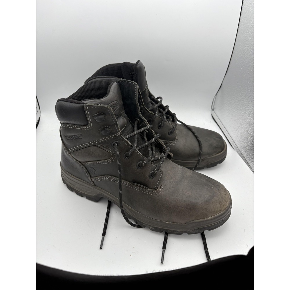 Wolverine Boots Mens Size 11EW Black Leather Combat Work Ankle Lace Up W08141
